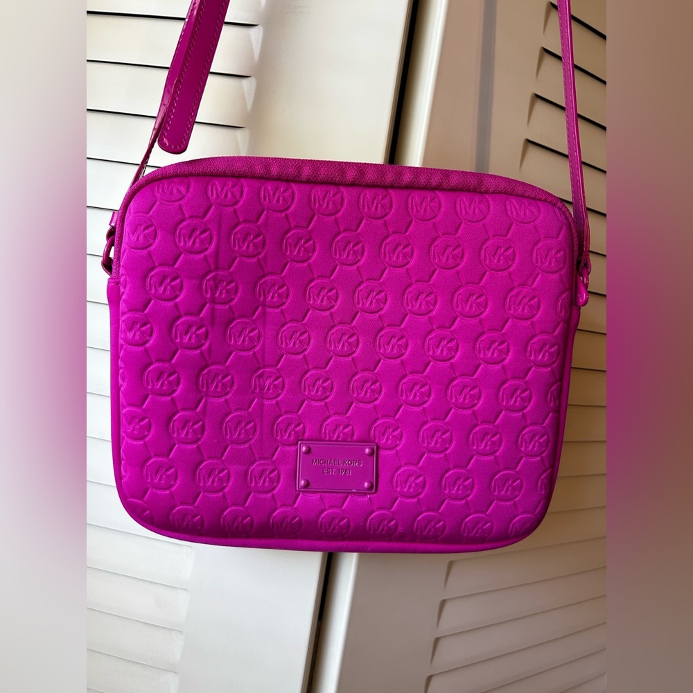 Barbie Ready! Pink Michael Kors IPad Crossbody Bag
